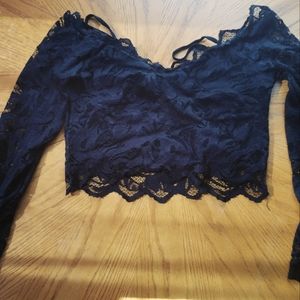 Revamped - Lace off the Shoulder Top